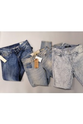Брендовые женские джинсы сток  оптом Diesel, Guess и другие высокие марки