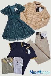 Guess микс женской и мужской одежды, сток оптом