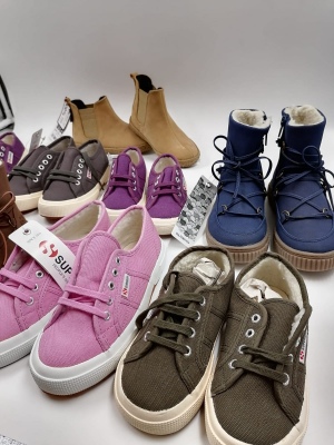 Superga детская обувь сток оптом