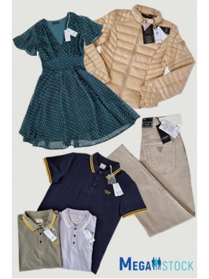 Guess микс женской и мужской одежды, сток оптом