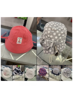 REVERSIBLE, ALETTA BABY микс детских летних шапочек оптом