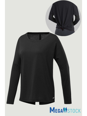 Reebok женские футболки с длинным рукавом, сток оптом