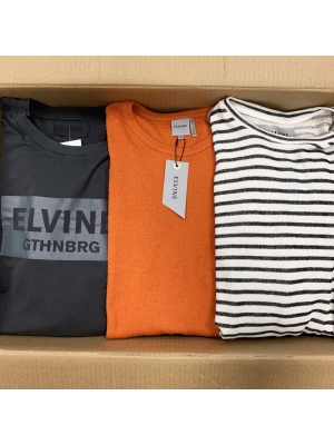 ELVINE мужские  футболки с длинными рукавами микс оптом