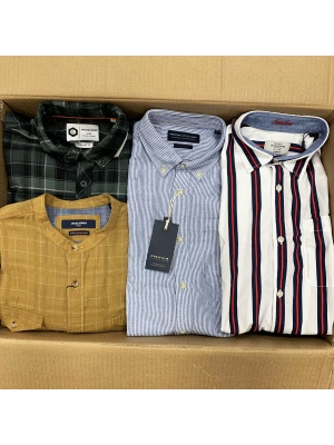 JACK & JONES мужские рубашки с длинным рукавом микс оптом