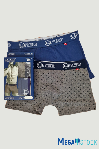 Unco Underwear мужские трусы-боксеры (упаковка, 2 шт.) оптом