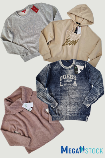 Guess толстовки и свитера, сток оптом