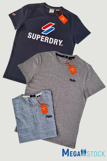 Мужские футболки Superdry (Великобритания), сток оптом