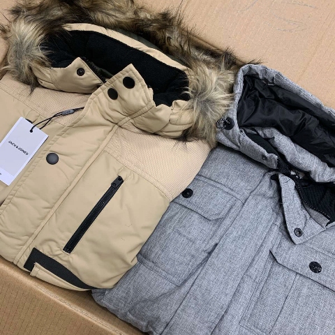 JACK & JONES мужские зимние куртки микс оптом